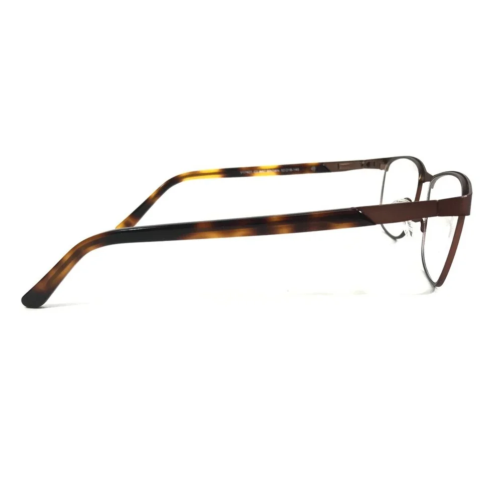 Velenciaga Eyeglasses Frames V17421 C2-MAT.BROWN Tortoise Square 52-16-140